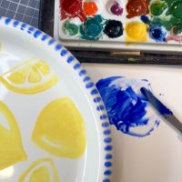 atelier peinture sur céramique à bègles dans notre atelier