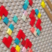 legos plat pour fabriquer un visuel