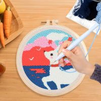 exemple punch needles atelier enfant à bègles